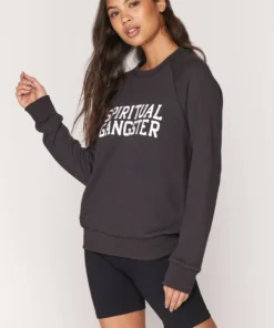 Best Sellers Spiritual Gangster Varsity Old School Sweatshirt