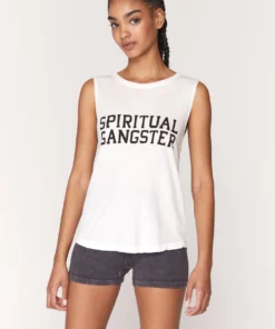 Best Sellers Spiritual Gangster Varsity Muscle Tank