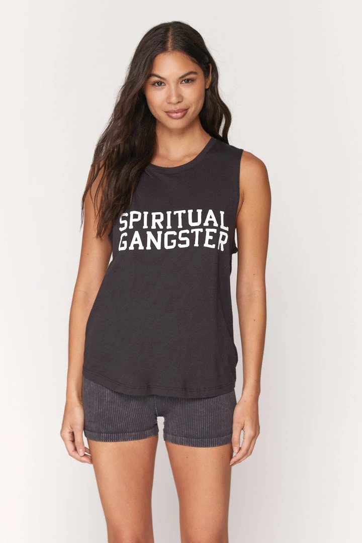 Best Sellers Spiritual Gangster Varsity Muscle Tank 3 Best Sellers Spiritual Gangster Varsity Muscle Tank