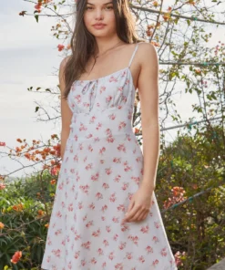 SPIRITUAL GANGSTER Tie Front Dress Dresses, Rompers & Jumpsuits