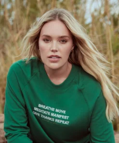 SPIRITUAL GANGSTER Graphic Shop Breathe Repeat Old School Sweatshirt