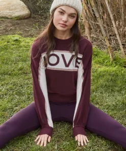 SPIRITUAL GANGSTER Love Block Party Sweater Tops