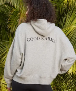 SPIRITUAL GANGSTER Good Karma Zip Hoodie Graphic Shop