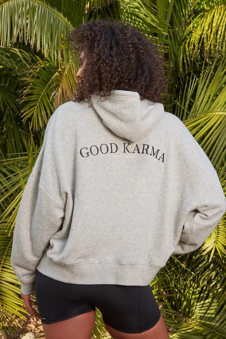 SPIRITUAL GANGSTER Good Karma Zip Hoodie Graphic Shop 3 SPIRITUAL GANGSTER Good Karma Zip Hoodie Graphic Shop