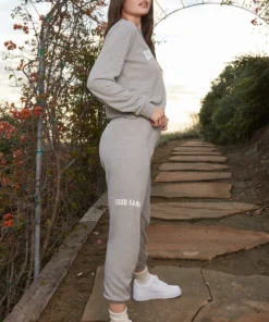 SPIRITUAL GANGSTER Graphic Shop Good Karma Crop Sweatshirt