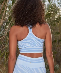 SPIRITUAL GANGSTER Jacquard Seamless High Neck Bra