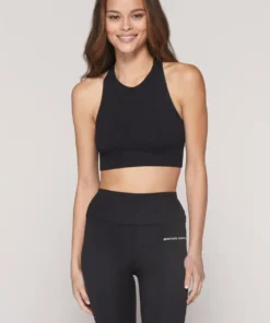 SPIRITUAL GANGSTER Row Seamless High Neck Bra Essentials Shop