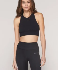 SPIRITUAL GANGSTER Row Seamless High Neck Bra Essentials Shop