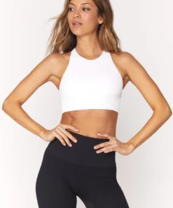 SPIRITUAL GANGSTER Row Seamless High Neck Bra