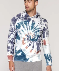 SPIRITUAL GANGSTER Tie Dye Classic Hoodie Men