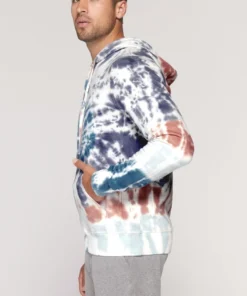 SPIRITUAL GANGSTER Tie Dye Classic Hoodie Men