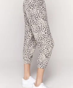 SPIRITUAL GANGSTER Leopard Perfect Terry Sweatpant Cozy Set Shop