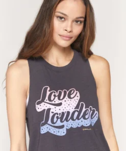 SPIRITUAL GANGSTER Tops Love Louder Movement Tank