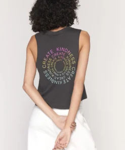 SPIRITUAL GANGSTER Tops Kindness Crop Tank