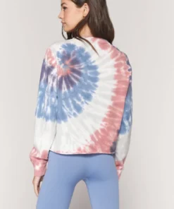 SPIRITUAL GANGSTER Tops Tie Dye Mazzy Sweatshirt 7 SPIRITUAL GANGSTER Tops Tie Dye Mazzy Sweatshirt