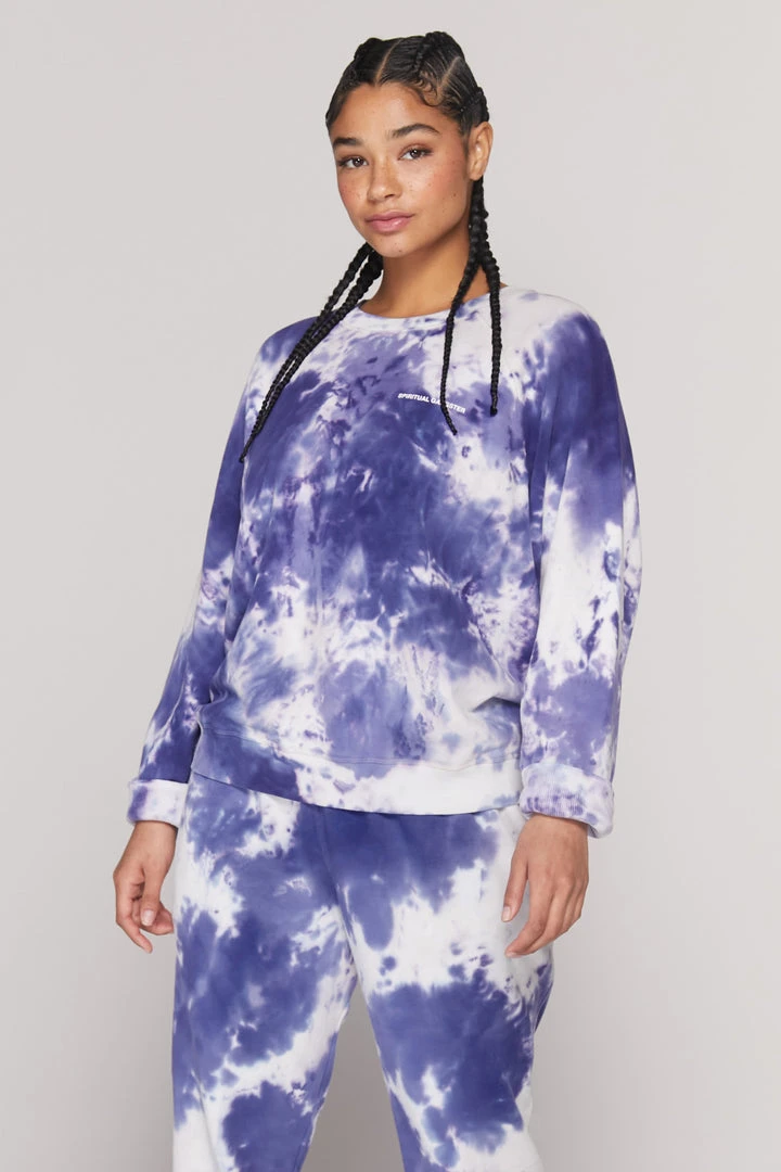 SPIRITUAL GANGSTER Tie Dye Bridget Raglan Sweatshirt 8 SPIRITUAL GANGSTER Tie Dye Bridget Raglan Sweatshirt