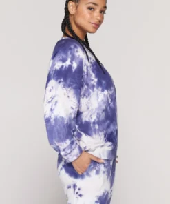 SPIRITUAL GANGSTER Tie Dye Bridget Raglan Sweatshirt 21 SPIRITUAL GANGSTER Tie Dye Bridget Raglan Sweatshirt