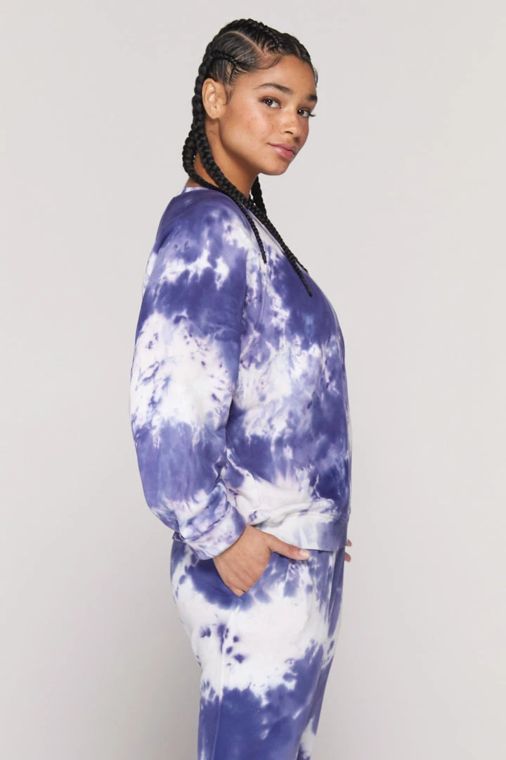 SPIRITUAL GANGSTER Tie Dye Bridget Raglan Sweatshirt 9 SPIRITUAL GANGSTER Tie Dye Bridget Raglan Sweatshirt
