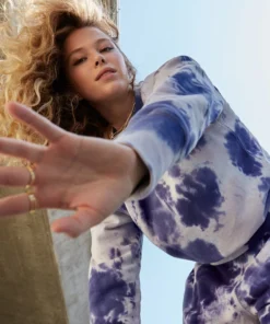 SPIRITUAL GANGSTER Tie Dye Bridget Raglan Sweatshirt 19 SPIRITUAL GANGSTER Tie Dye Bridget Raglan Sweatshirt