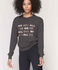 SPIRITUAL GANGSTER All One Savasana Sweater Tops