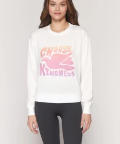 SPIRITUAL GANGSTER Graphic Shop Choose Kindness Savasana Sweater