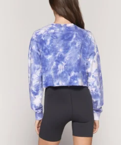 SPIRITUAL GANGSTER Sweatshirts Tie Dye Izzy Crop Sweatshirt