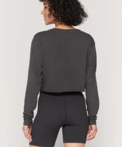 SPIRITUAL GANGSTER Love All Sunset Crop Long Sleeve Graphic Shop