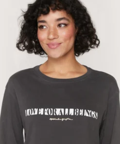 SPIRITUAL GANGSTER Love All Sunset Crop Long Sleeve Graphic Shop