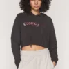 SPIRITUAL GANGSTER Graphic Shop Cosmic Luna Crop Hoodie