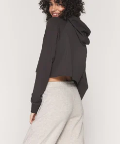 SPIRITUAL GANGSTER Graphic Shop Cosmic Luna Crop Hoodie