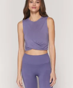 SPIRITUAL GANGSTER Tops Muse Twist Front Tank