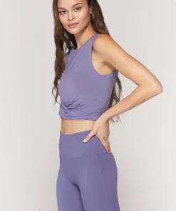 SPIRITUAL GANGSTER Tops Muse Twist Front Tank