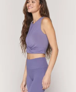 SPIRITUAL GANGSTER Tops Muse Twist Front Tank