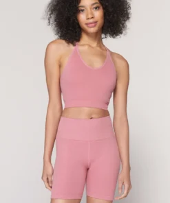 SPIRITUAL GANGSTER Icon Seamless T-Back Sports Bra