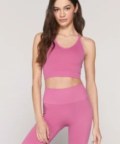 SPIRITUAL GANGSTER Icon Seamless T-Back Sports Bra Bras