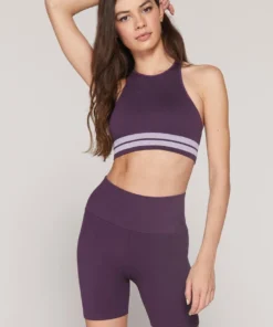 SPIRITUAL GANGSTER Bras Stripe Self Love Seamless Bra