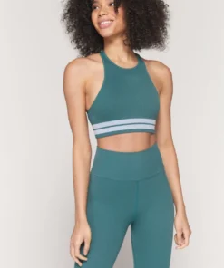 SPIRITUAL GANGSTER Stripe Self Love Seamless Bra