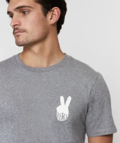 SPIRITUAL GANGSTER New Arrivals Peace Relaxed Crew Tee