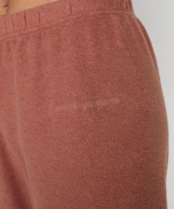 SPIRITUAL GANGSTER New Arrivals Sherpa Raw Cut Terry Sweatpant