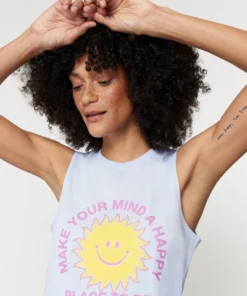 SPIRITUAL GANGSTER New Arrivals Happy Place Muscle Tank