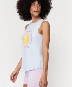 SPIRITUAL GANGSTER New Arrivals Happy Place Muscle Tank