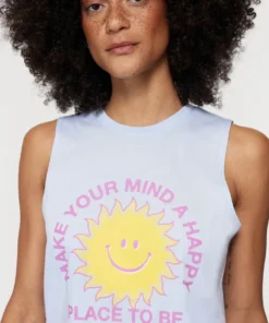 SPIRITUAL GANGSTER New Arrivals Happy Place Muscle Tank