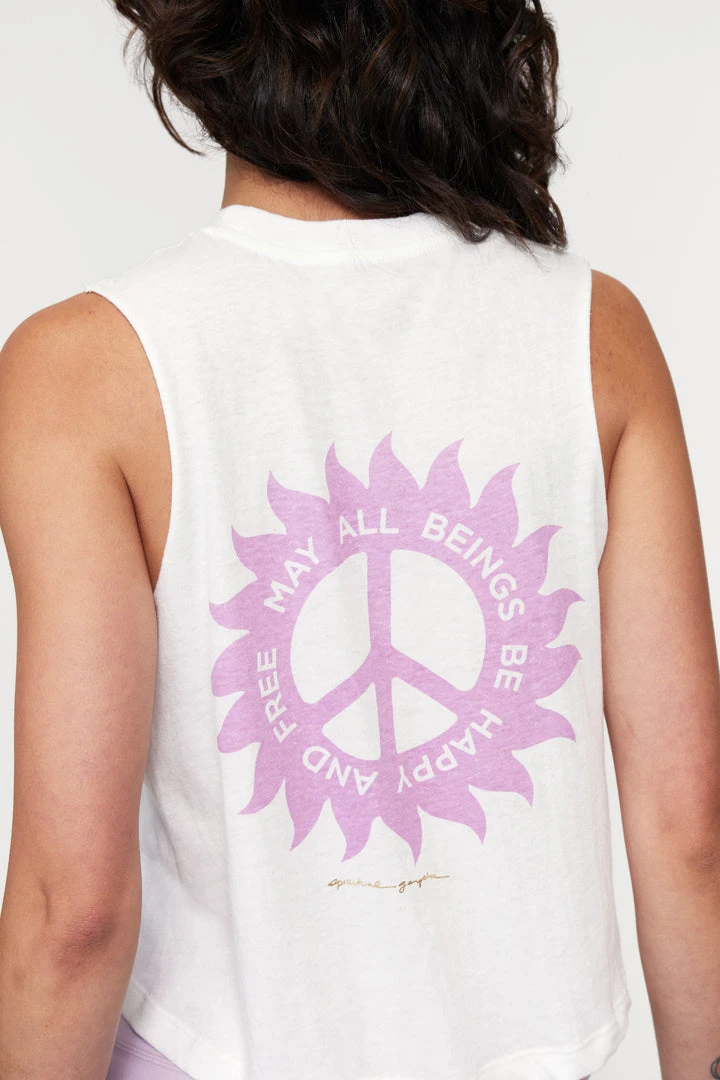 SPIRITUAL GANGSTER May All Beings Crop Tank New Arrivals 7 SPIRITUAL GANGSTER May All Beings Crop Tank New Arrivals