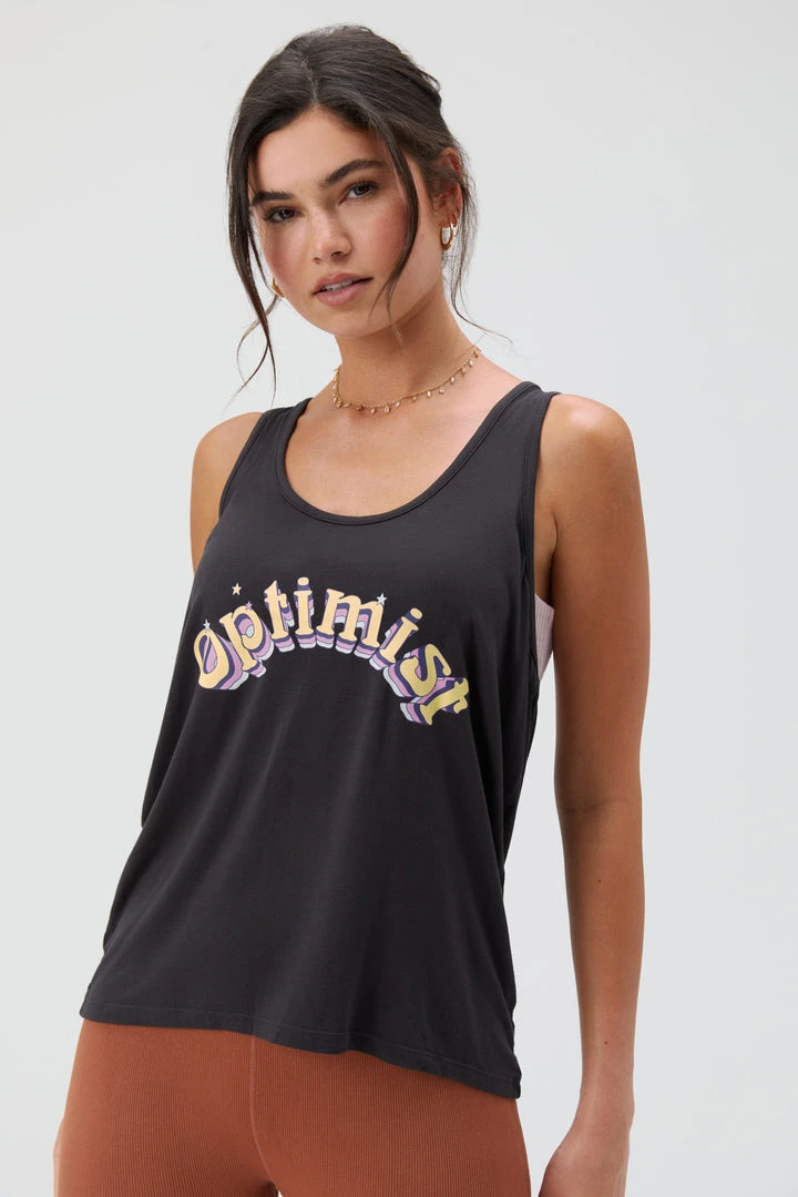 SPIRITUAL GANGSTER New Arrivals Optimist Boyfriend Tank 4 SPIRITUAL GANGSTER New Arrivals Optimist Boyfriend Tank