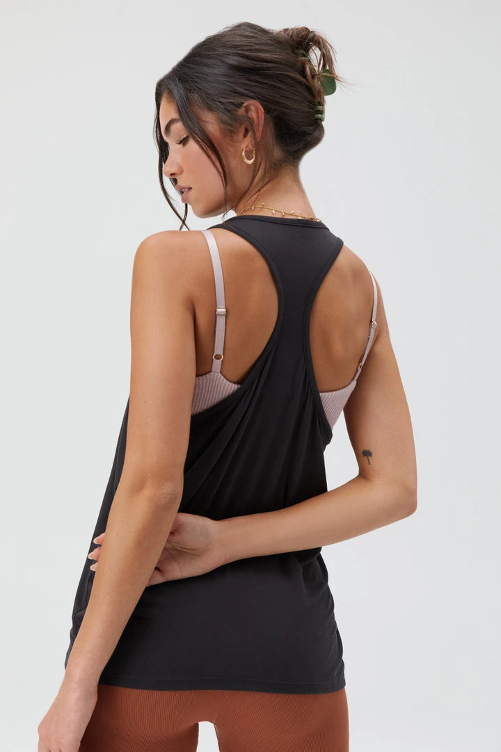 SPIRITUAL GANGSTER New Arrivals Optimist Boyfriend Tank 6 SPIRITUAL GANGSTER New Arrivals Optimist Boyfriend Tank