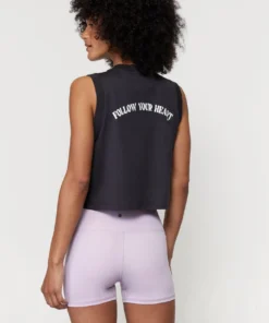 SPIRITUAL GANGSTER Follow Your Heart Box Crop Tank New Arrivals