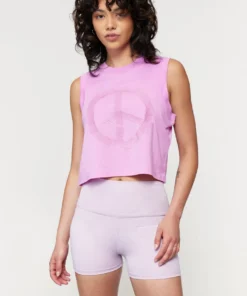 SPIRITUAL GANGSTER Peace Box Crop Tank