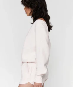 SPIRITUAL GANGSTER New Arrivals Sherpa Off Shoulder Romper 10 SPIRITUAL GANGSTER New Arrivals Sherpa Off Shoulder Romper