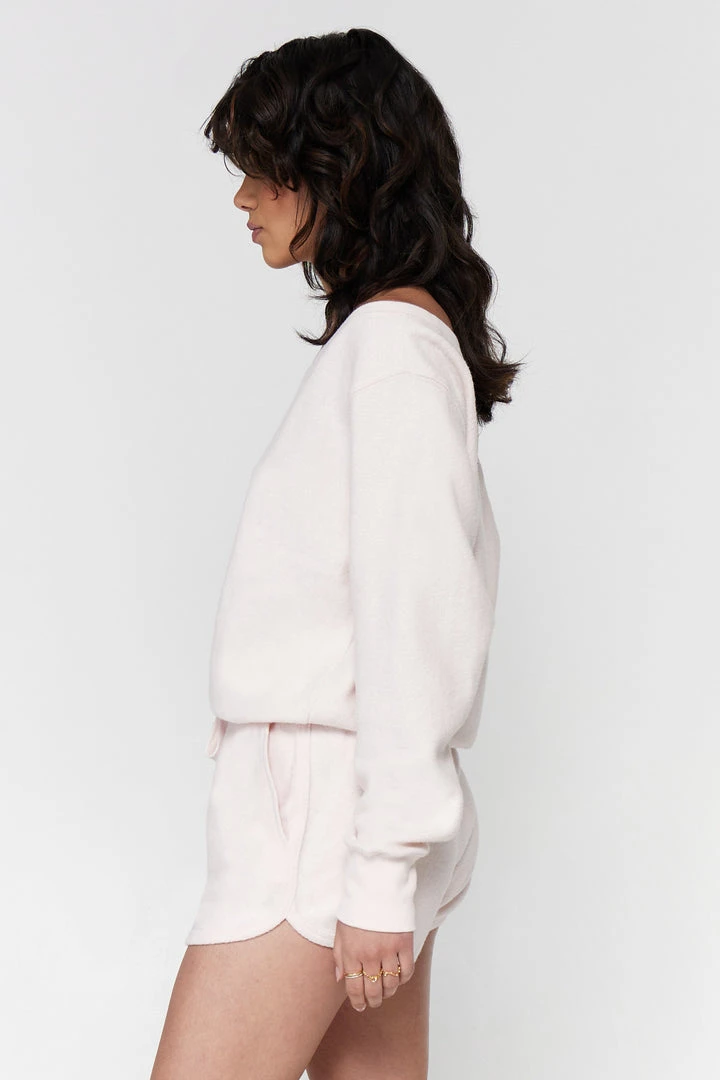 SPIRITUAL GANGSTER New Arrivals Sherpa Off Shoulder Romper 6 SPIRITUAL GANGSTER New Arrivals Sherpa Off Shoulder Romper