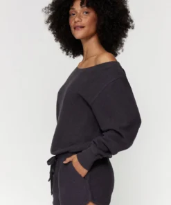 SPIRITUAL GANGSTER New Arrivals Sherpa Off Shoulder Romper